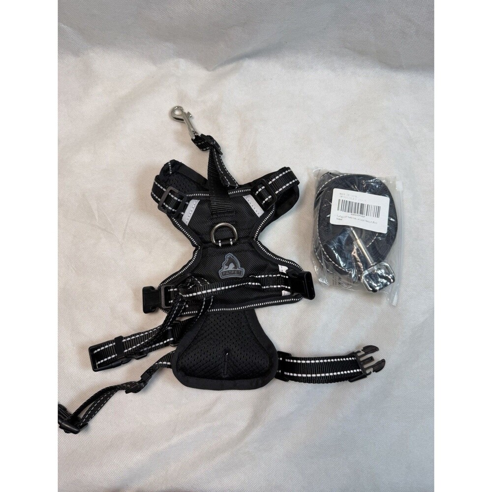 Pat Pitt Dog Harness with Two No-Pull Clips and a New 6 ft Leash.